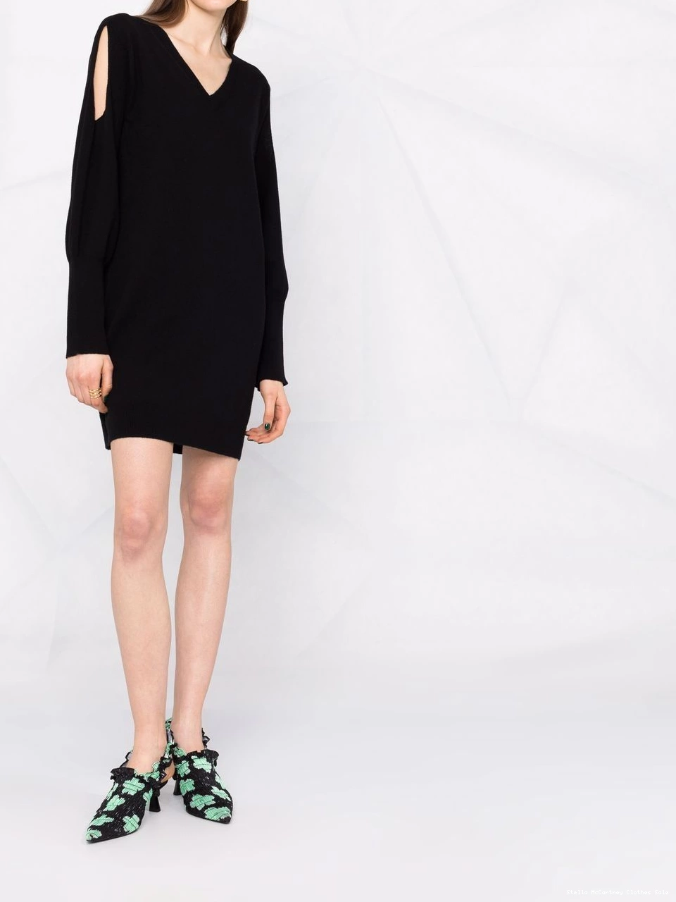 Affordable V-neck knit dress McCartney Women Stella 0804